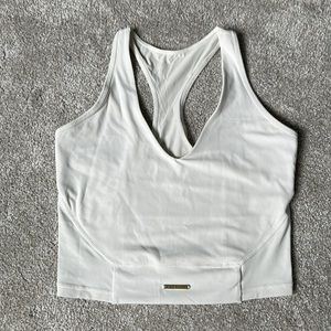 Gymshark x whitney Simmons white crop tank